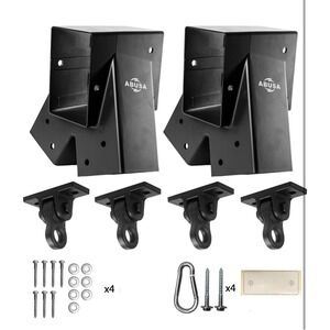 ABUSA Heavy Duty Swing Sets Brackets Including 2 A-Frame Swing Set Brackets a...